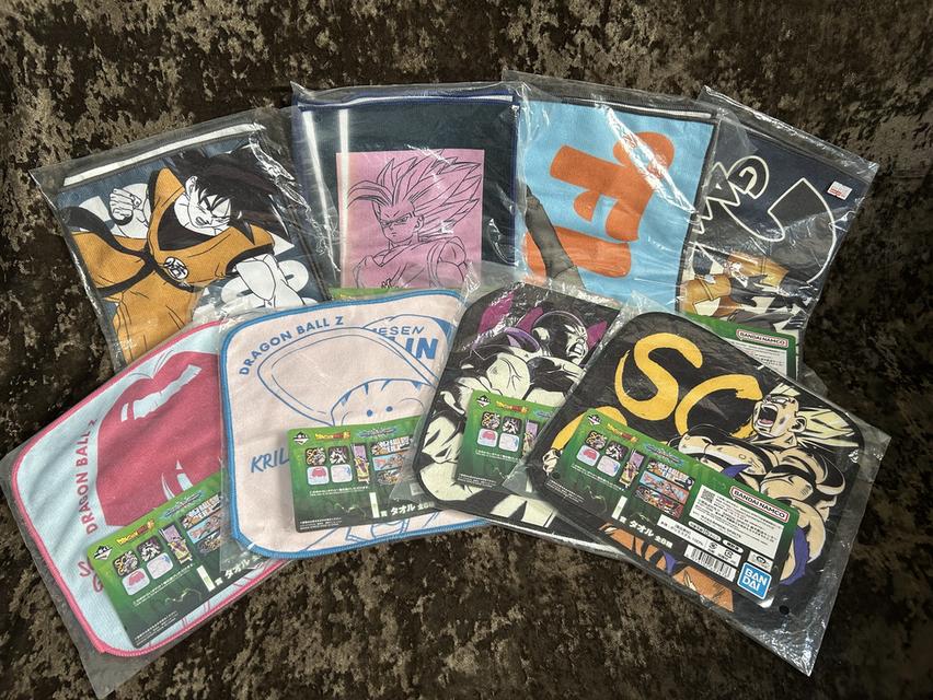 (ครบเซต 8 ลาย) ผ้าขนหนู Ichiban Kuji Dragon Ball VS Omnibus Brave - รางวัล I (มือ 1)