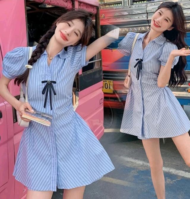 ชุดเซ็ทเสื้อ+กางเกงสีฟ้าน่ารักๆ💝🛍️