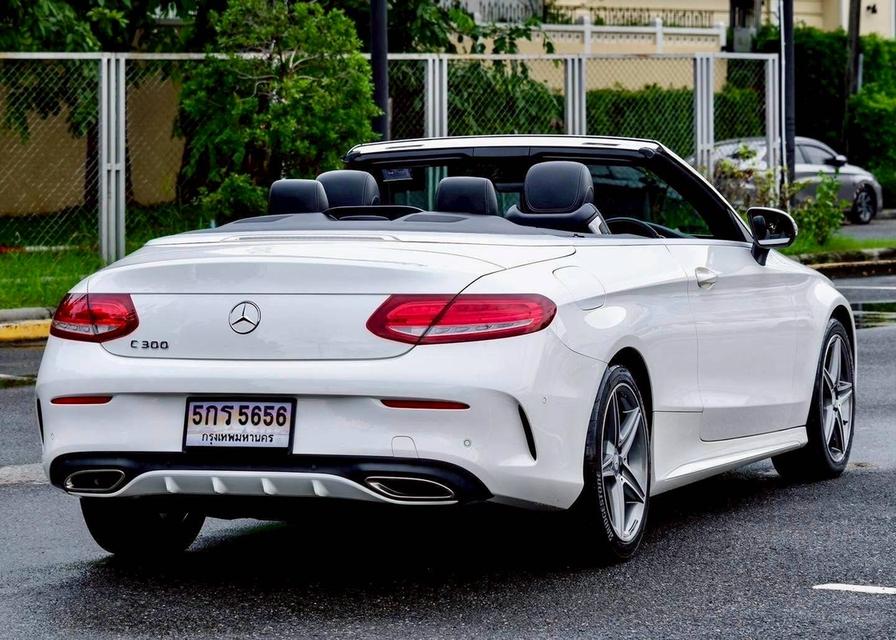 รหัสรถ PR5656 Benz C300 Cabriolet AMG Dynamic รถออก Benz Thailand ปี 2017 Fulloption