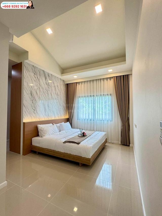 บ้านสร้างใหม่หลุดจอง ราคาดีเยี่ยม พร้อมเฟอร์นิเจอร์ครบ ฟังก์ชันจัดเต็ม ใกล้ทางด่วน-สุขุมวิท-หาดจอมเทียน! **#รหัสทรัพย์419** 13