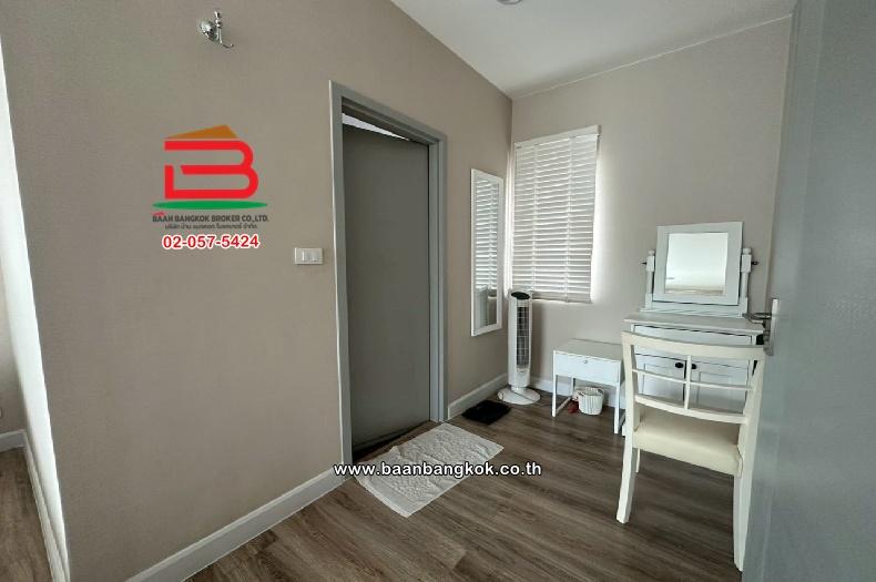 บ้านเดี่ยว หมู่บ้านเพฟ (รามอินทรา-วงแหวน) เนื้อที่ 62.2 ตร.ว ซ.กาญจนาภิเษก 4 แขวงออเงิน เขตสายไหม กรุงเทพมหานคร 9