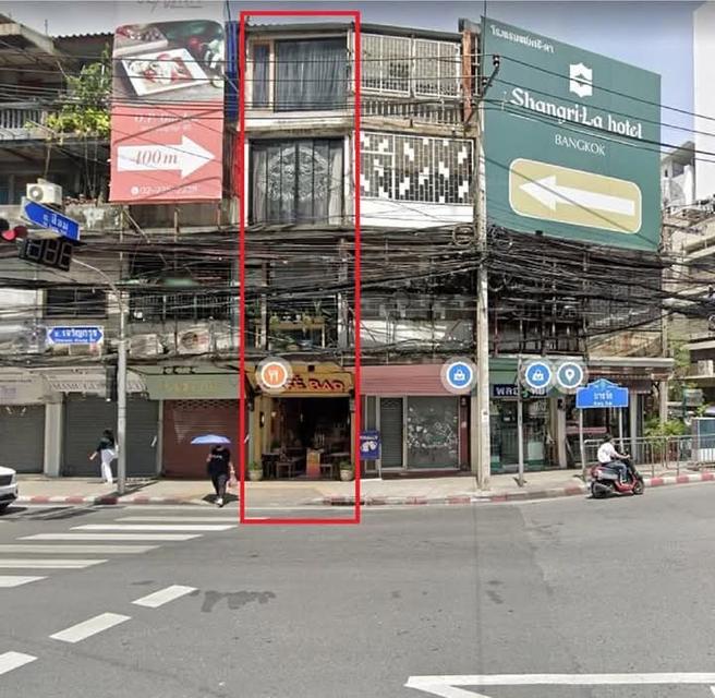 ให้เช่าตึก 4 ชั้น ทำเลแยกสีลมบางรัก ใกล้โรงแรมหรู โรงพยาบาล BTS 1