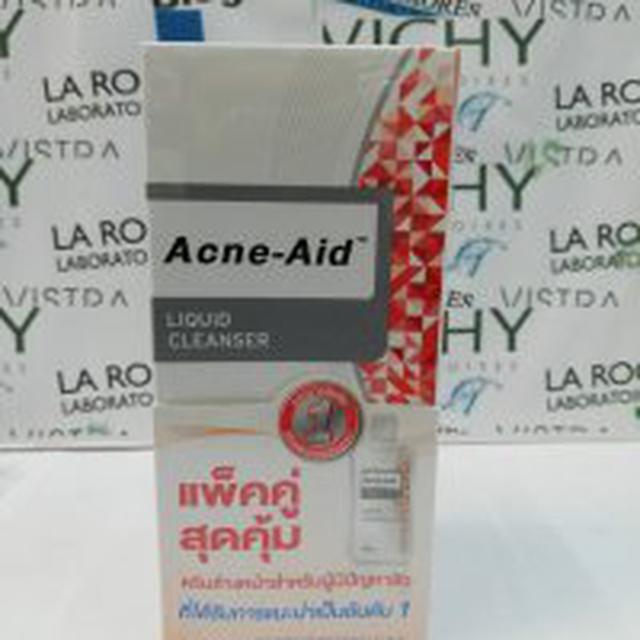 Acne Aid Liquid Cleanser 100 ml.*2 แอคเน่-เอด แพ็คคู่สุดคุ้ม 3