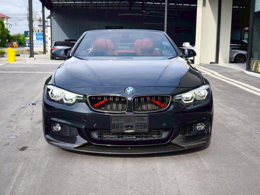 รหัสรถ KPV53 2018 BMW 430i 2.0 Convertible M-Sport สีดำ ภายในแดง 16