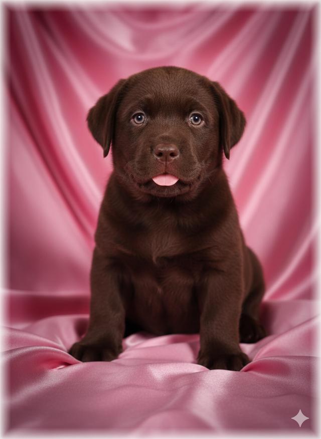 Chocolate Labradors  4