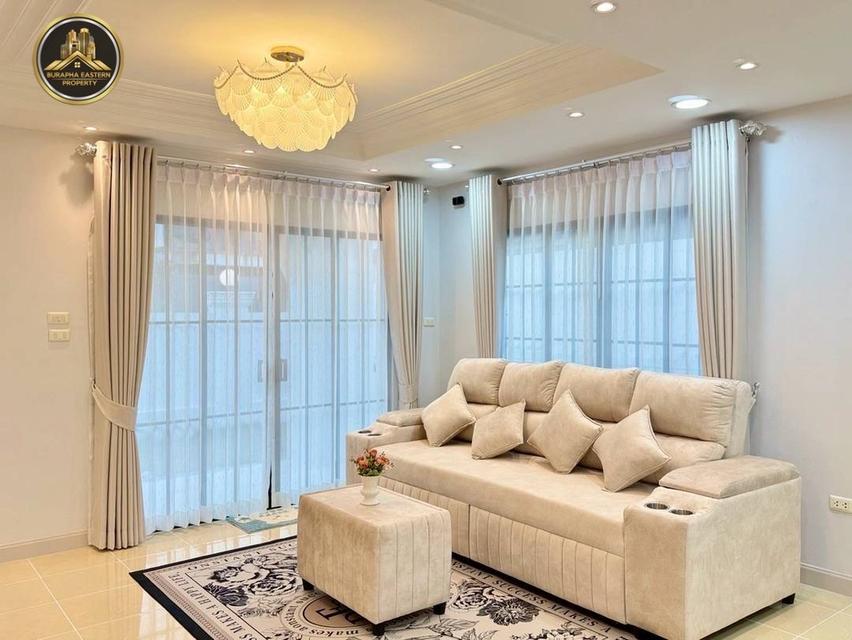 บ้านสวยหรู #หมู่บ้านโฮมทาวน์ศรีราชา หลังเดียวในโครงการ พิกัด📍ศรีราชา  หนองยายบู่ 🏡บ้านแฝดสไตล์เดี่ยว เนื้อที่40.5 ตารางวา 6