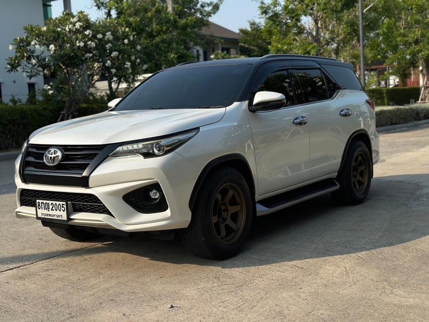 🔰 TOYOTA FORTUNER 2.8v 2WD TRD SPORTIVO BLACK TOP สีขาวมุก ปี2018 จด2019 รหัส SR2005 2