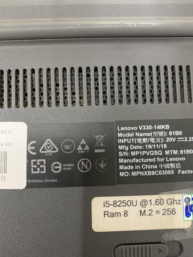 Lenovo V330 14ikb i5 gen8 5