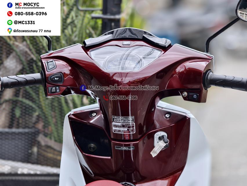 Wave 125i 2023 วิ่ง7000โล รุ่นTOPสตาดมือล้อแมค รถบ้านแท้เครื่องท่อเดิมๆ มีเล่มเขียวชุดโอนครบ No1447 รูปที่ 8