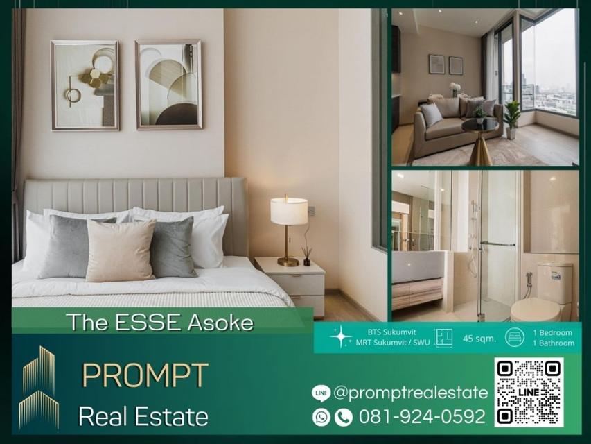 ST12447 - The ESSE Asoke - 45 sqm  - BTS Sukumvit - MRT Sukumvit - SWU 1