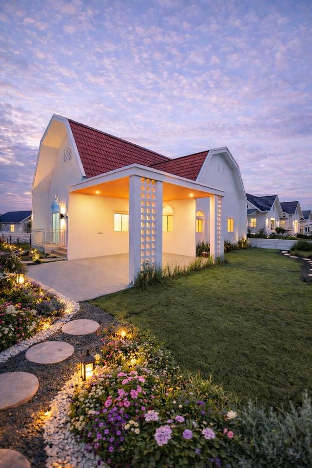 บ้านเดี่ยวชั้นเดียว BB LAND ธนูทอง สไตล์ยุโรปหลังใหญ่ บ้านสวยพร้อมอยู่ ใกล้เซ็นทรัลอยุธยา รูปที่ 2