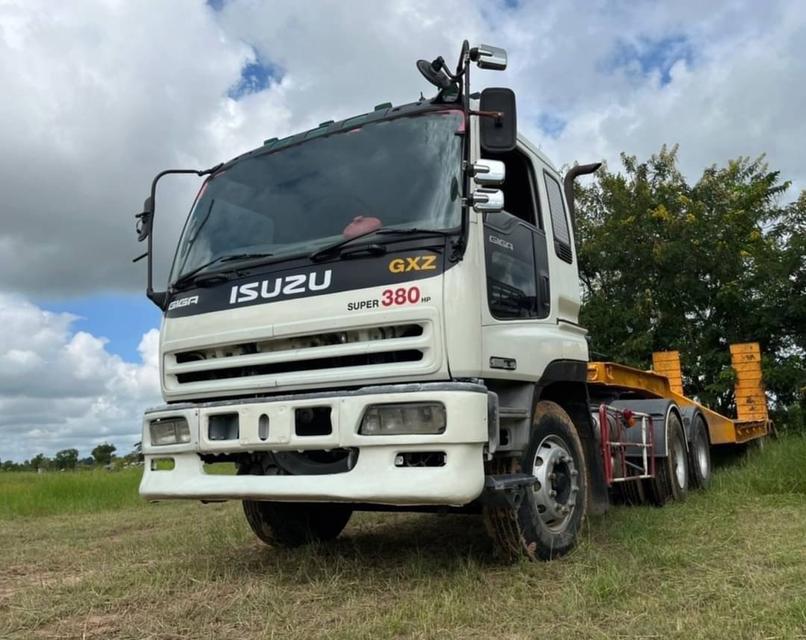 10 ล้อหัวลาก 1 เพลา พร้อมหางโลเบต 2 เพลา ISUZU GIGA เครือง DAEWOO-340 แรง 3