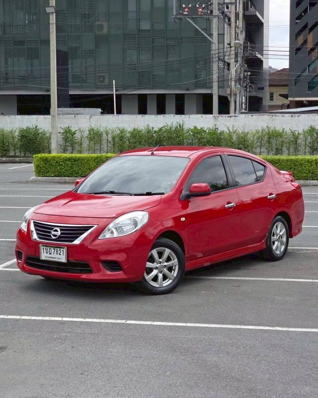 รหัสรถ QT7821 Nissan Almera 1.2 E เกียร์ Auto สีแดง ปี 2013 5