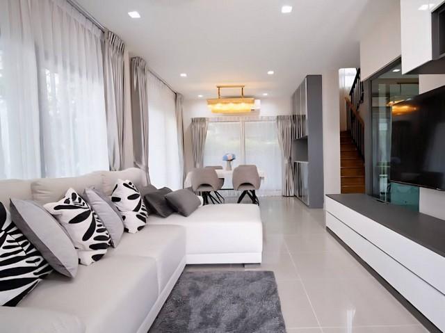 บ้านเดี่ยว2ชั้นให้เช่า 51ตรว.วิวสระว่ายน้ำ ทิศใต้ หลังมุม ถนน กาญจนาภิเษก-พระราม9 4