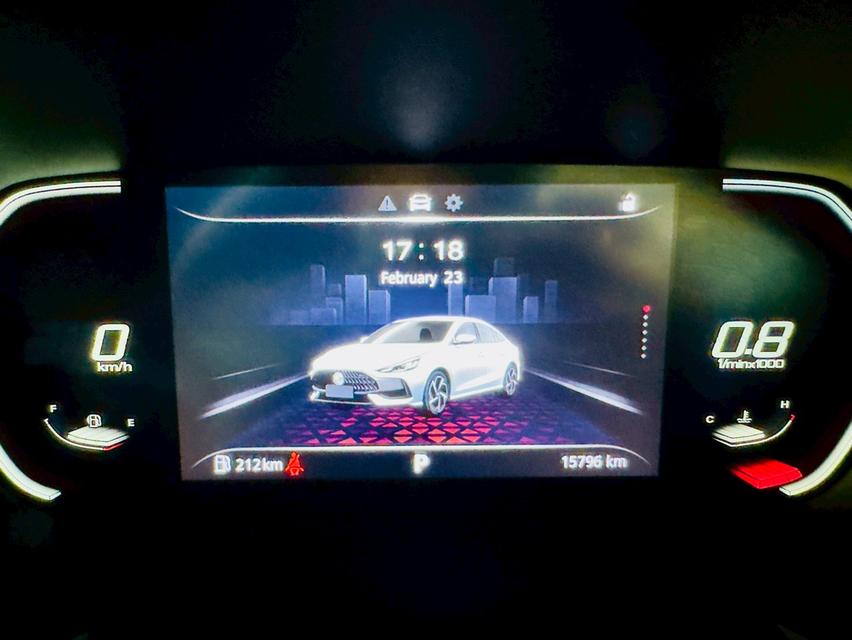 MG MG 5 1.5X Sunroof i-Smart  ปี 2025  มีสัญญาณเตือนในมุมอับ รูปที่ 7