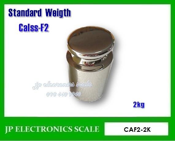 ลูกตุ้มน้ำหนักมาตรฐาน สแตนเลส CAF2-2000g ใช้สำหรับสอบเทียบน้ำหนัก