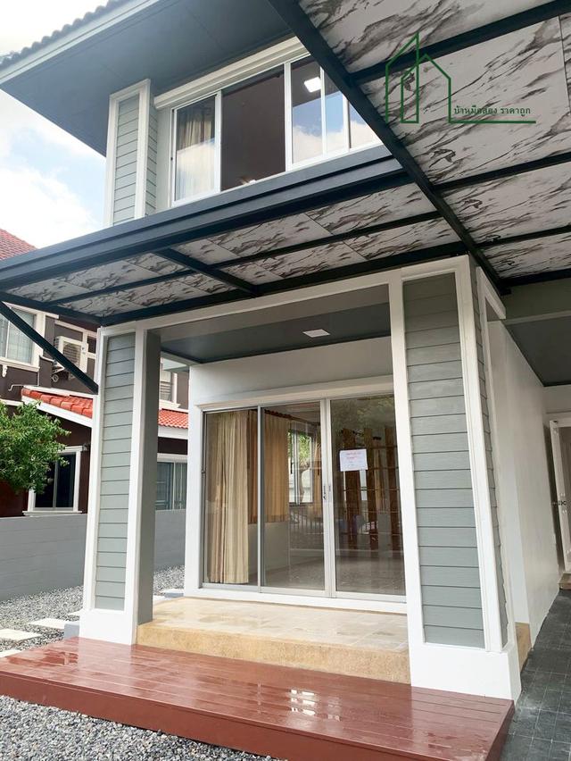 บ้านเดี่ยว 2 ชั้น 61.8 หมู่บ้านสัมมากร 2 ถนนสามวา 20 รีโนเวทใหม่ พร้อมอยู่ 3