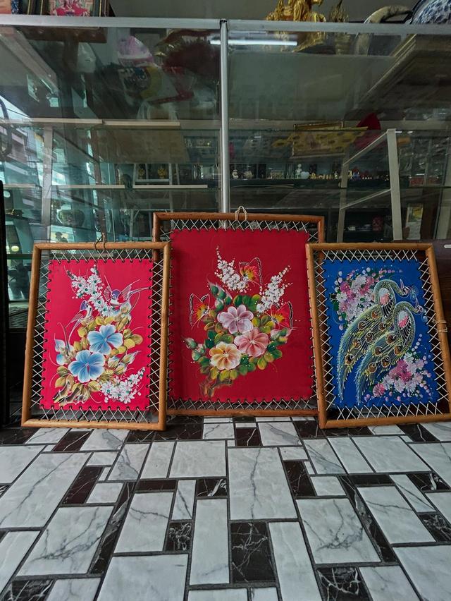 ชุดภาพเขียน 3 ภาพ พร้อมเฟรมไม้ 8