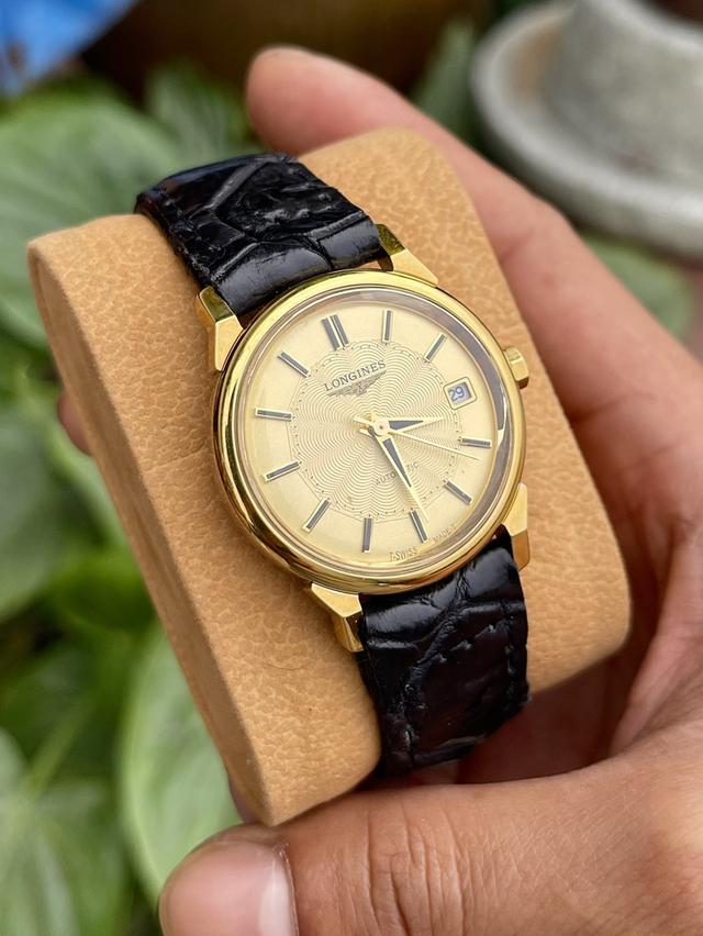นาฬิกาLongines Automatic ขานก สีทอง หน้าปัดลายใยแมงมุม 10