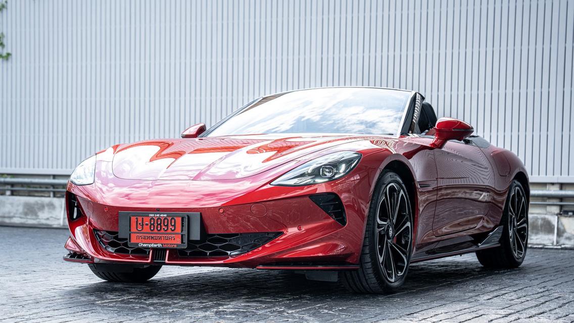MG Cyberster 2024 สีแดง รีบนัดมีคันเดียวช้าอด