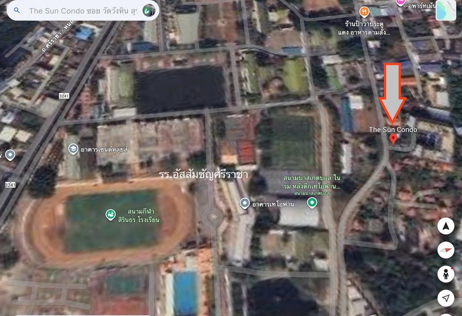 ขายเดอะซัน คอนโด 2 ห้องนอน 50.59 ตรม. กลางเมืองศรีราชา ราคาต่ำกว่าประเมิน หลังอัสสัมชัญศรีราชา 18