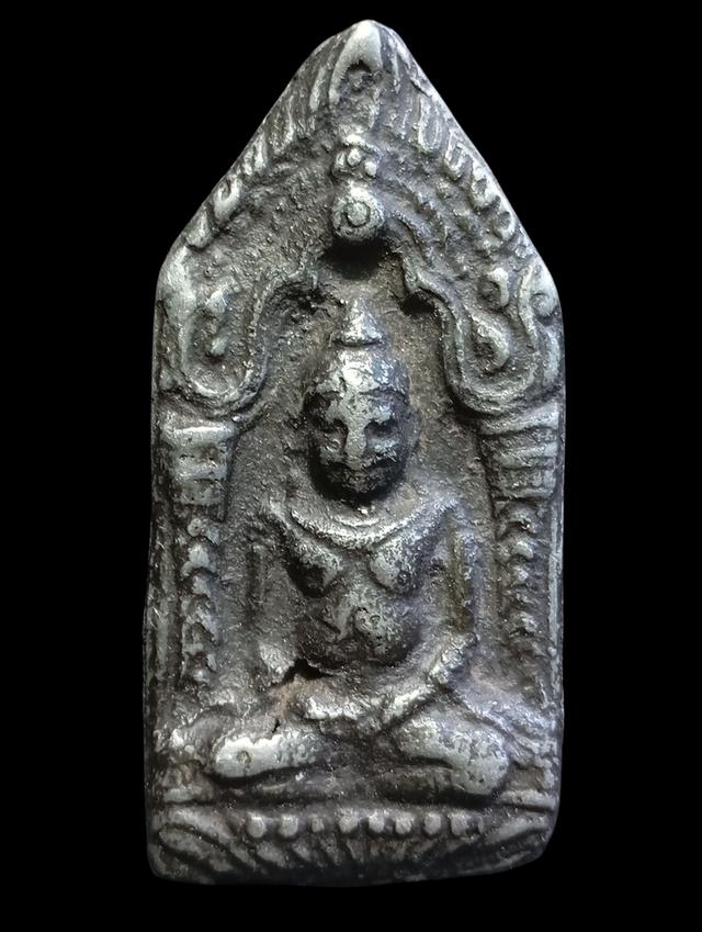 เปิด พระยอดขุนพลเมืองละโว้ เนื้อชินเงิน หลังลายผ้า ชอบทักได้ครับ