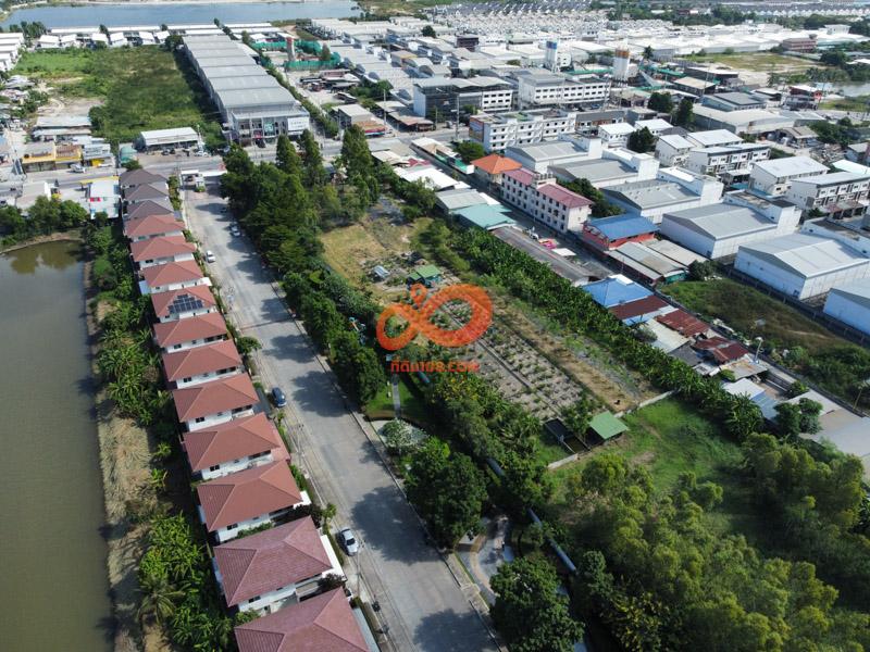 ขายที่ดินทำเลทอง ซอยกิ่งแก้ว 25/1 – ใกล้นิคมเจโม – หน้ากว้าง 47 เมตร – 13 ไร่ 2 งาน 7 วา 11