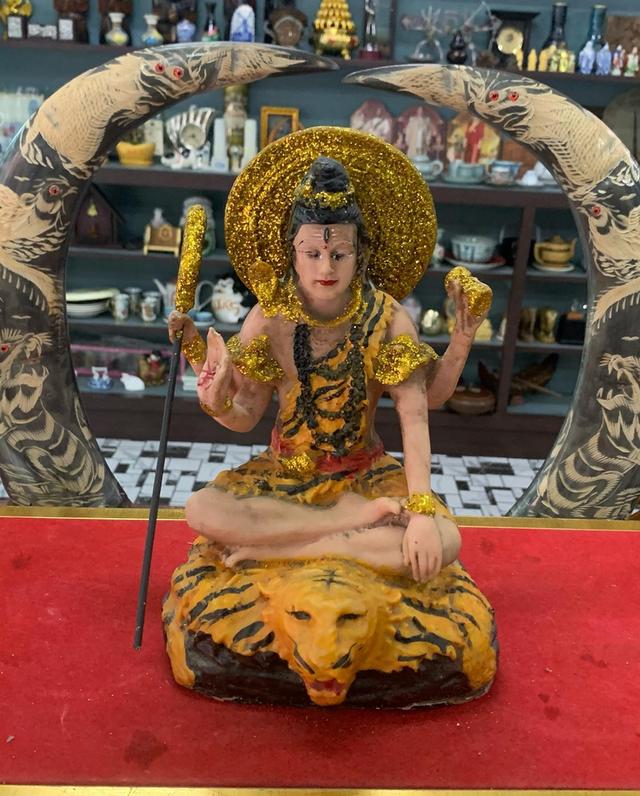 พระศิวะสี่กร เนื้อเรซิน 5