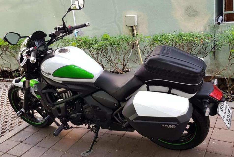 ส่งต่อ Kawasaki Vulcan 650 ปี 2017 สีขาวเขียว ราคาแบ่งปัน 2