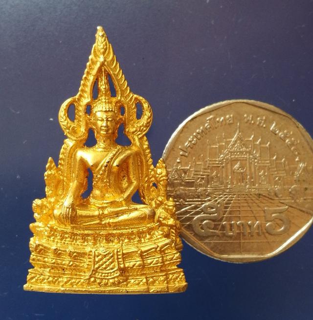 รูปหล่อพระพุทธชินราช หลังพานพุ่ม อกเลา กะหลั่ยทองเดิม พระสวยงาม 6