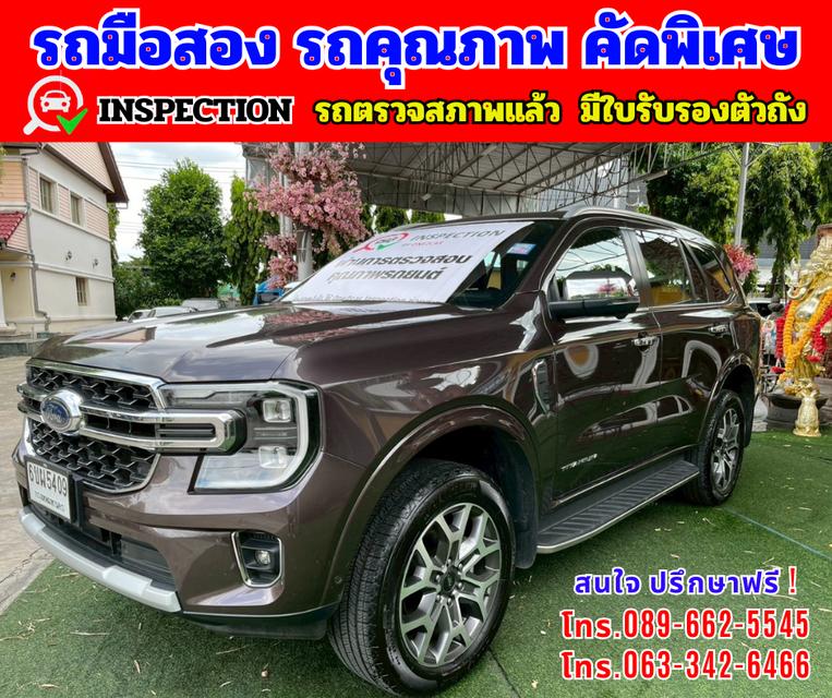 🔴ปี2025 Ford EVEREST 2.0 Titanium+ 4WD SUV 🔴วิ่งน้อย 28,xxx กม รุ่นท็อปสุด