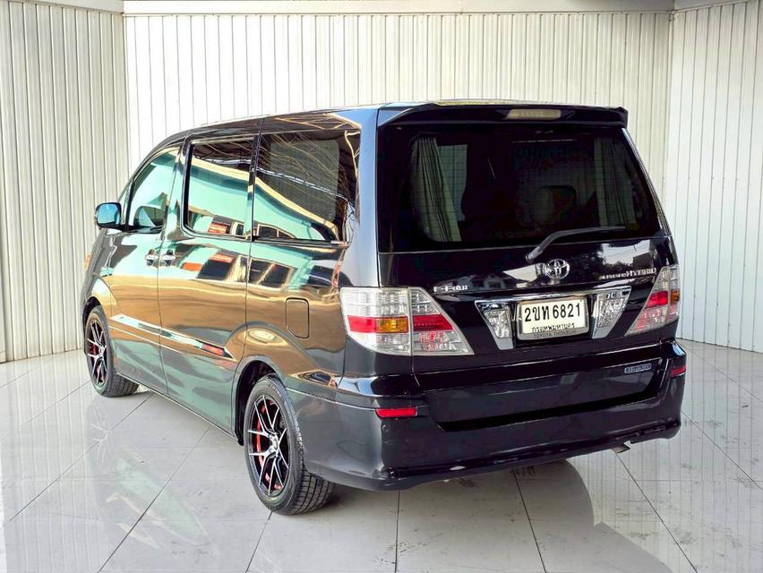 TOYOTA ALPHARD 2.4 HYBRID ปี 2007 สีดำ เกียร์ A/T โฉม ปี02-15 รูปที่ 4