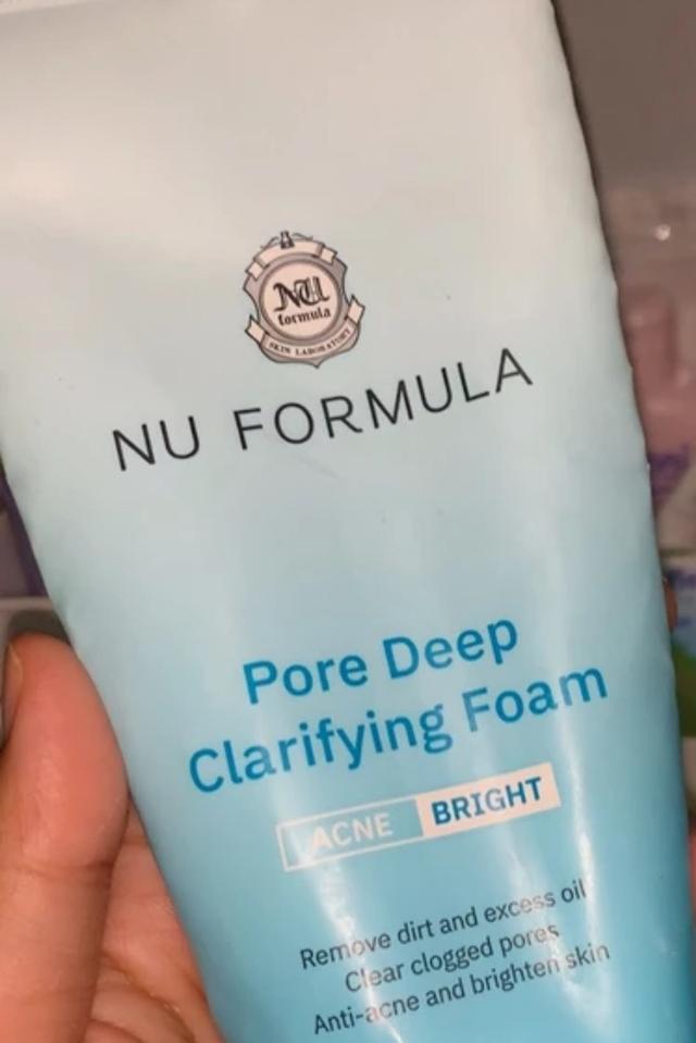 Nu Formula โฟมล้างหน้าสูตรคนเป็นสิว 3