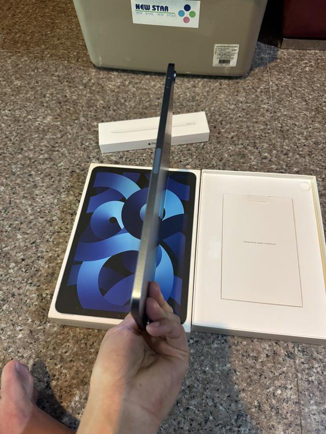 ขายiPadAir5M1สีใหม่Blue64กิ๊กสูนTrueมีกล่องอีมี่ตรงไร้รอยตกใช้งานดีทุกๆฟังชั่นถูกมากก 6