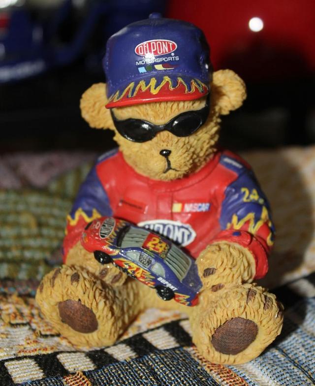 โมเดล Jeff Gordon Teddy Bear งานวินเทจ 3