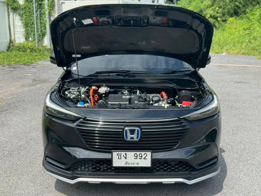HONDA HRV Wagon 4dr E:HEV E-CVT FWD 1.5i (Hybrid) Y23 สีดำ  ออโต้  6