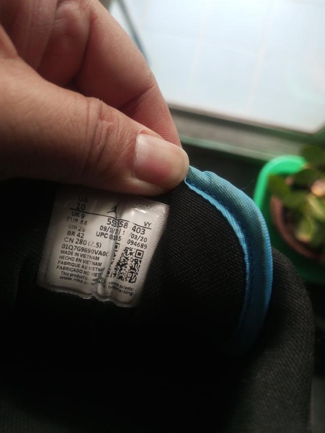 Nike airJordan สีฟ้า รูปที่ 3