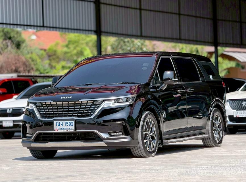 ปี 2022 KIA GRAND CARNIVAL, 2.2 EXโฉม ปี21-ปัจจุบัน สีดำ เครื่องยนต์ดีเซล
