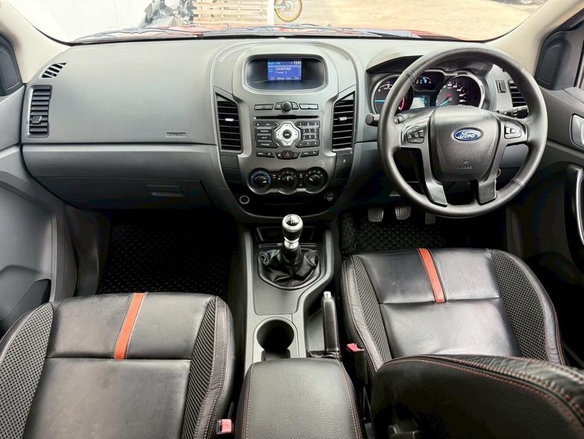 FORD RANGER 2.2 WILDTRAK HI-RIDER DOUBLE CAB 2014 สีส้ม เกียร์ธรรมดา ดีเซล 6