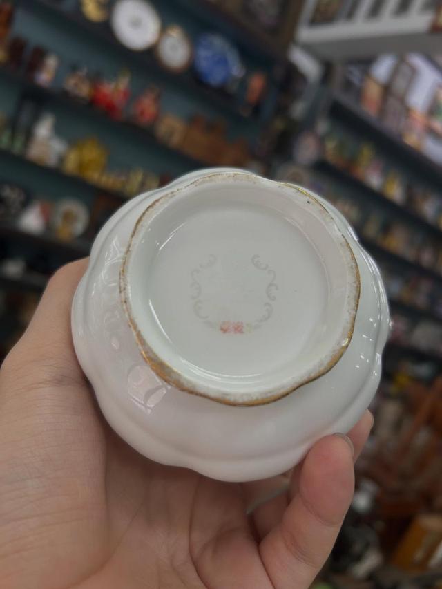 แก้วเทนม porcelain งานยุโรปเก่า Paragon & Royal Albert Victoriana Rose 2