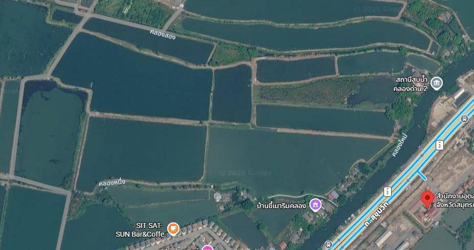 ที่ดินเปล่าผังเมืองสีเหลือง เนื้อที่ 108-3-66.9 ไร่ บางปู อ.เมืองสมุทรปราการ (ราคาต่อรองได้ค่ะ) 1