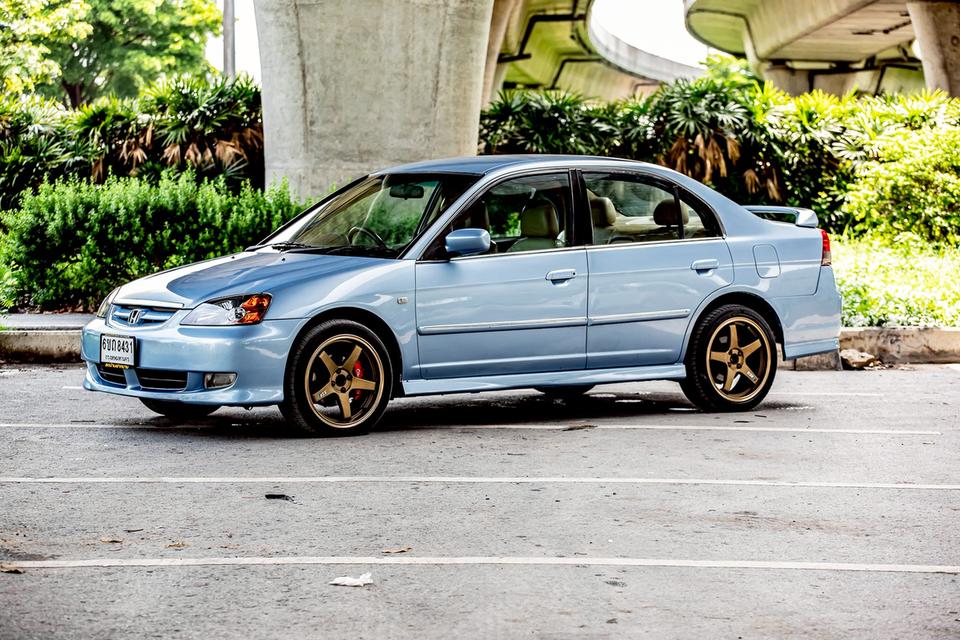 Honda Civic Dm 1.7 สีฟ้า เดิมสวย หายาก ปี 2004  10