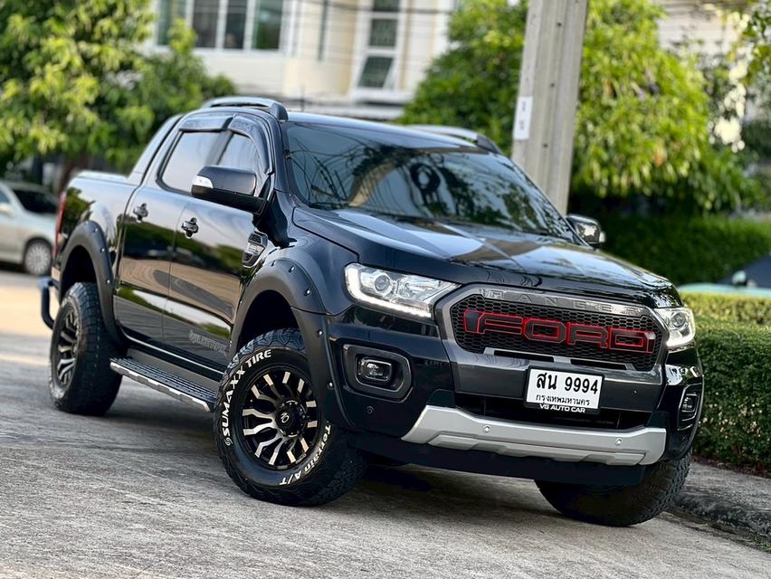 Ford Ranger Wildtrak 2.0 2WD  เครื่องยนต์: ดีเซล เกียร์: ออโต้  ปี: 2019 สี: ดำ ไมล์: 83,xxx km. รูปที่ 8