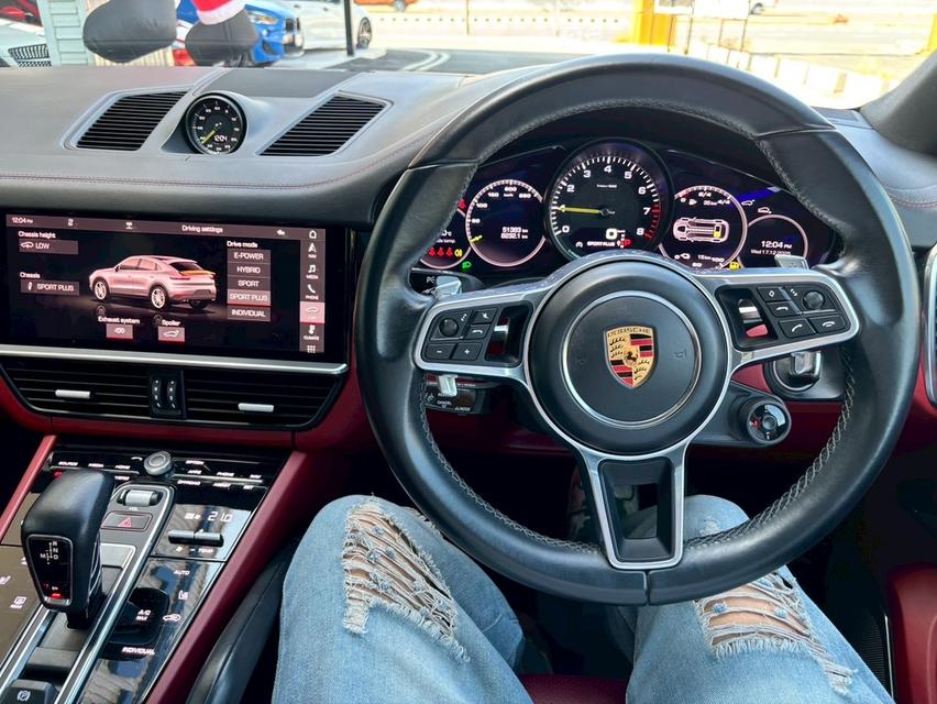 รหัสรถ KPV6474 2021 PORSCHE CAYENNE COUPE E - HYBRID สีดำ 5