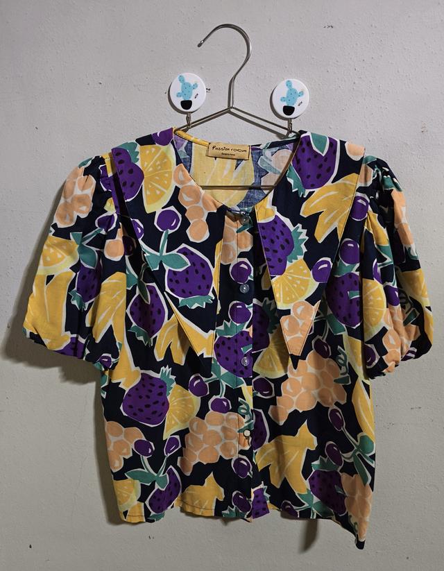 เสื้อลาย แขนบอลลูน อก 36