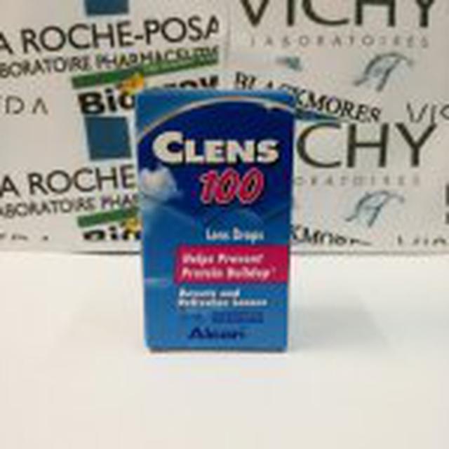 Clens 100 Lens Drops 8 ml Rewet and Refreshes Lenses 1