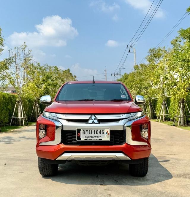 รหัสรถ CH1646 MITSUBISHI TRITON 2.4  GT Premium plus AT ปี2019 สีส้ม TOPสุด  2