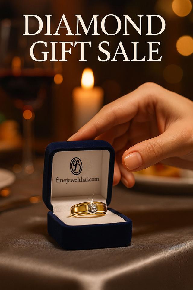 Finejewelthai แหวนเพชรแท้ แหวนหมั้น แหวนแต่งงาน DGS39