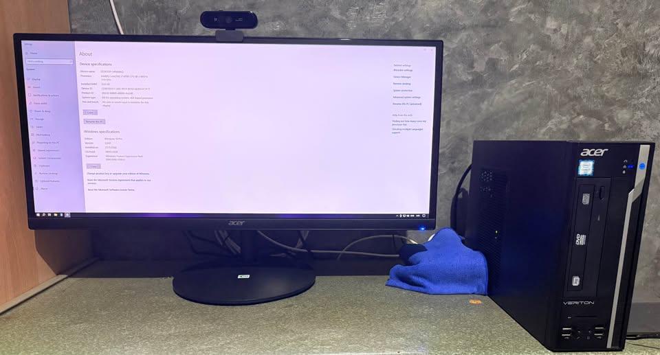 ขายคอมพิวเตอร์ Acer veriton cpu i7 6700 3.40 Ghz แรม DDR 4 12GB HD SSD 480Gb GAMER จอ acer 29 นิ้ว CB292CUBMIIPRX 29 I NCH IPS 75Hz   2