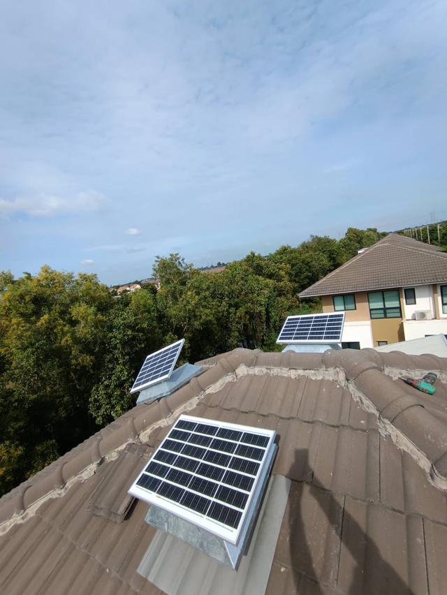 พัดลมระบายอากาศหลังคาพลังงานแสงอาทิตย์  (14 นิ้ว) 4